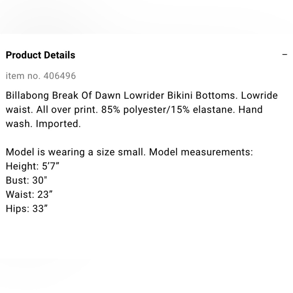 Billabong Break of Dawn bottoms - Picture 7 of 7